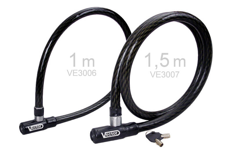 VECTOR Max Lok Antivol à câble 1,50m