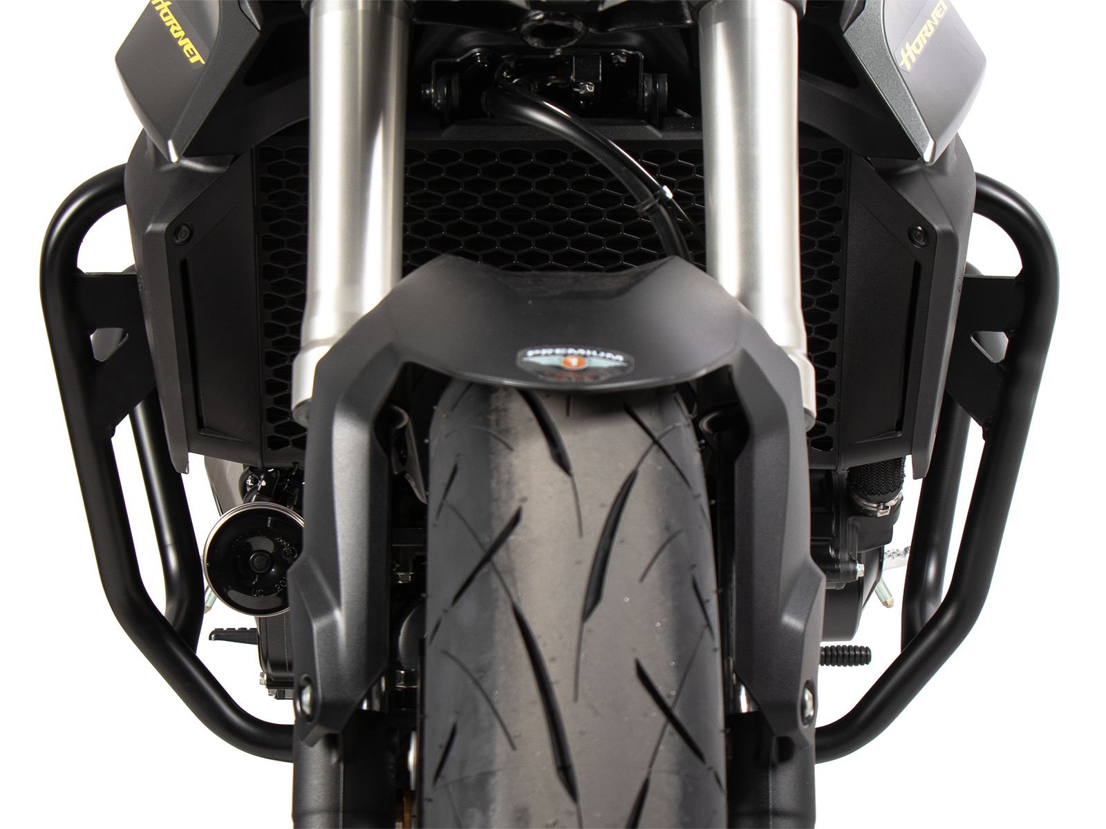 Arceau de protection moteur "Solid" noir pour Honda CB 750 Hornet (23-) Hepco & Becker