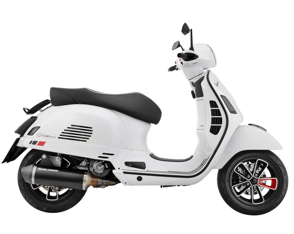 Mamelon d'aile pour Vespa GTS/GTS Super/GT/GT L 125-300ccm, noir mat