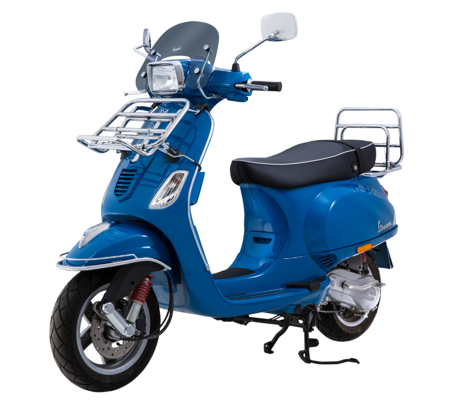 Pare-chocs aile avant pour Vespa LX/LXV 50-150ccm, chrome