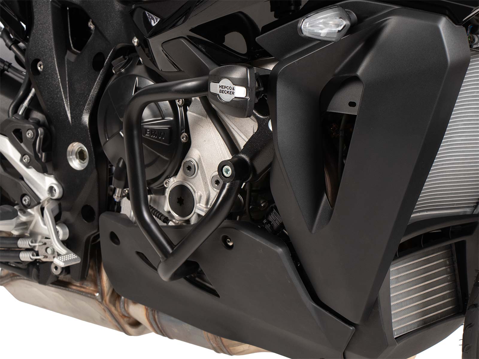 Arceau de protection moteur avec protectionpad noir pour BMW M 1000 XR (24-) Hepco & Becker