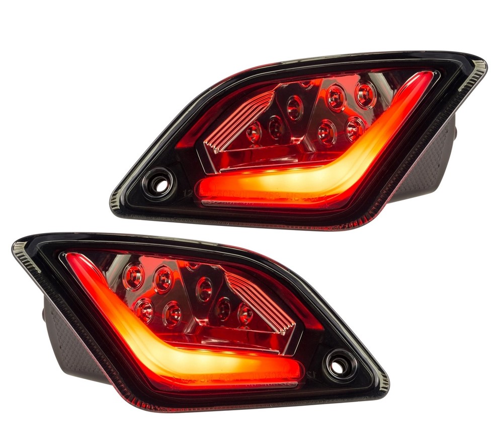 Kit de clignotants arrière gauche/droite pour Vespa GTS/GTS Super/GTV 125-300ccm ('14-22), teinté