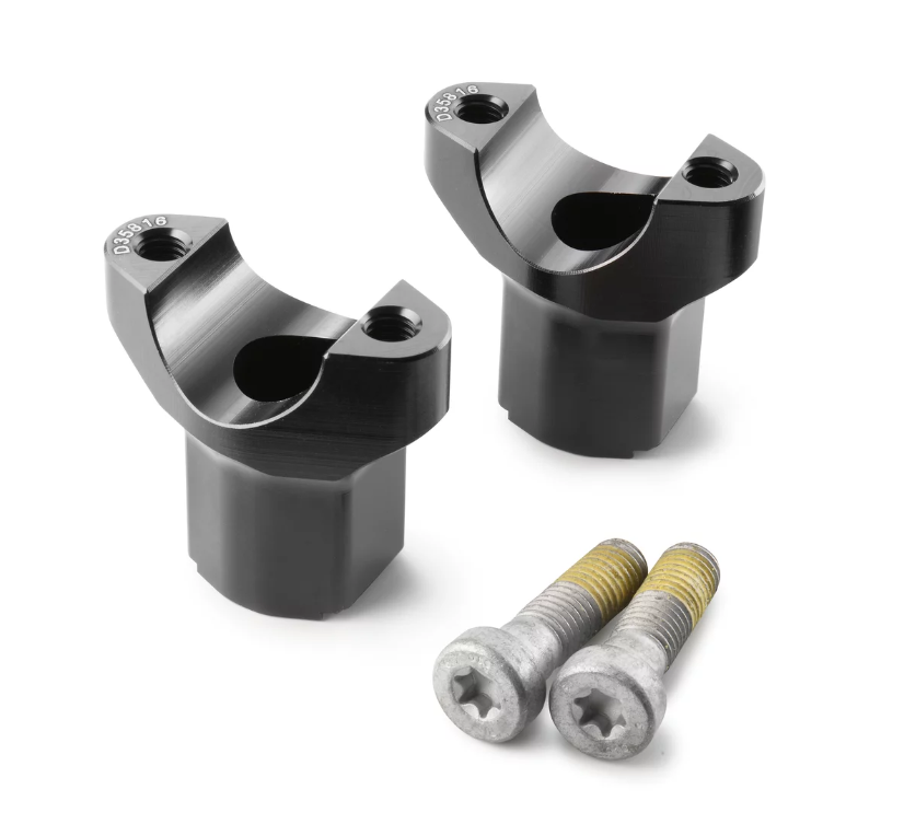 Kit de fixation de guidon KTM noir