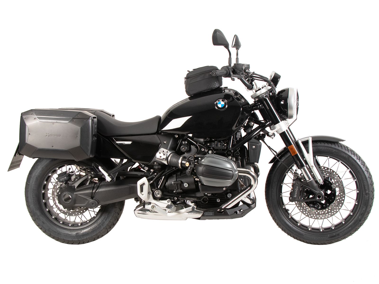 Support latéral C-Bow noir pour BMW R 12 (24-) Hepco & Becker
