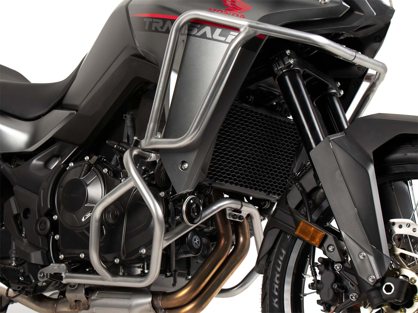 Arceau de protection du réservoir argenté pour Honda XL 750 Transalp (25- ) Hepco & Becker