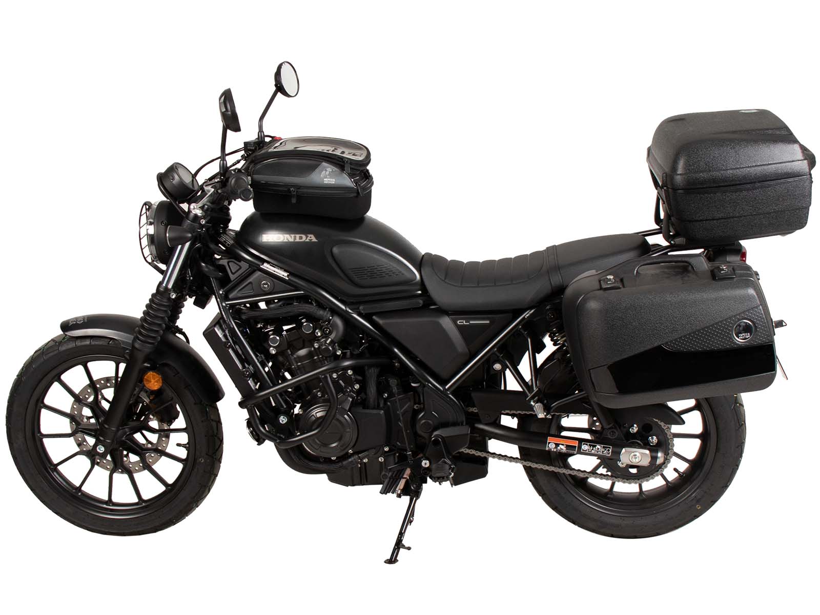 Support de top case Easyrack noir pour Honda CL 500 Scrambler (23-) Hepco & Becker