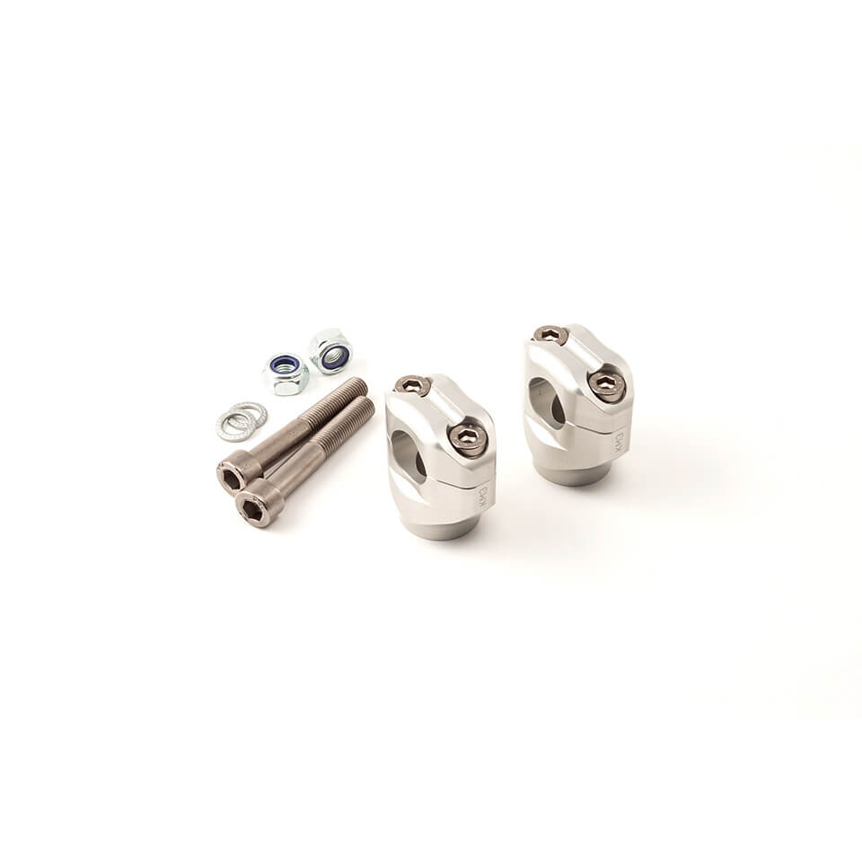 LSL Universal-Klemmbock-Kit, Schraubenlänge 45 mm, für 22,2 mm Lenker, silber