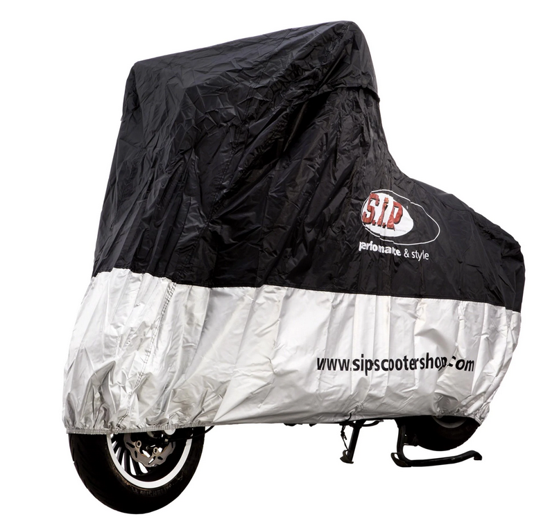 Garage pliable Outdoor "Scooter", taille M-L, noir/argenté