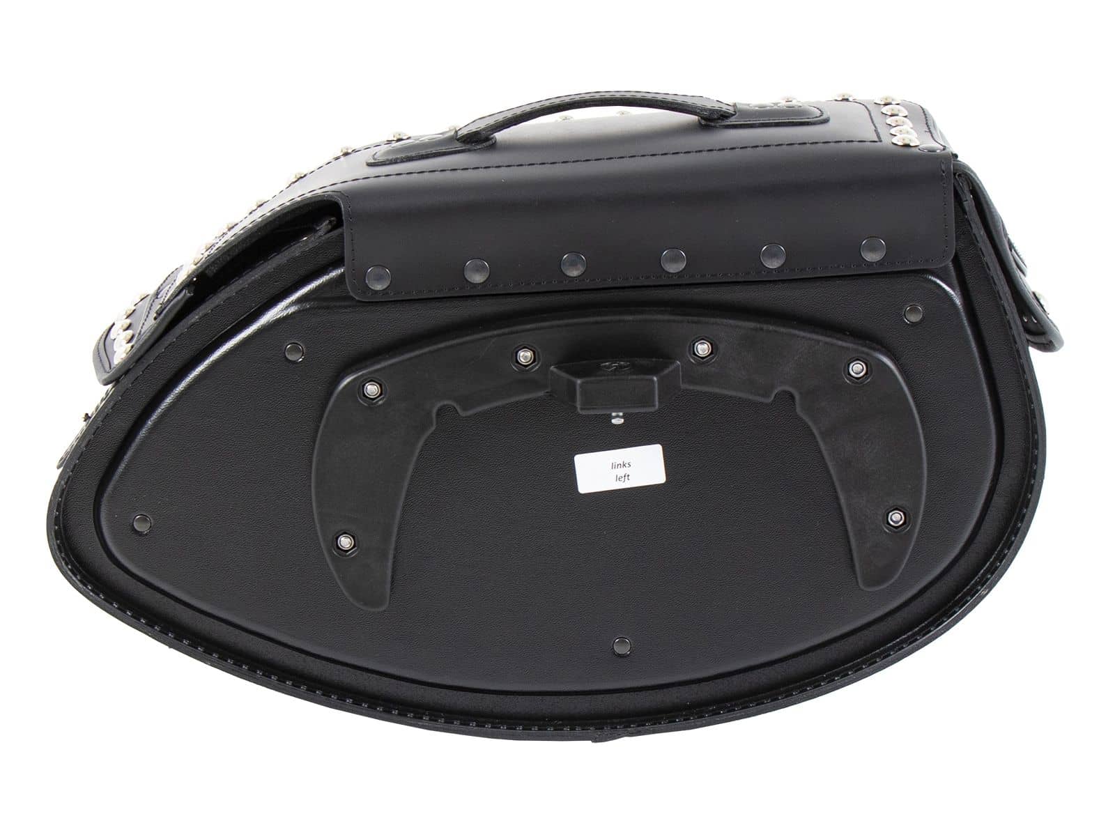 Jeu de sacoches de selle Buffalo Big Custom noir pour support C-Bow Hepco & Becker