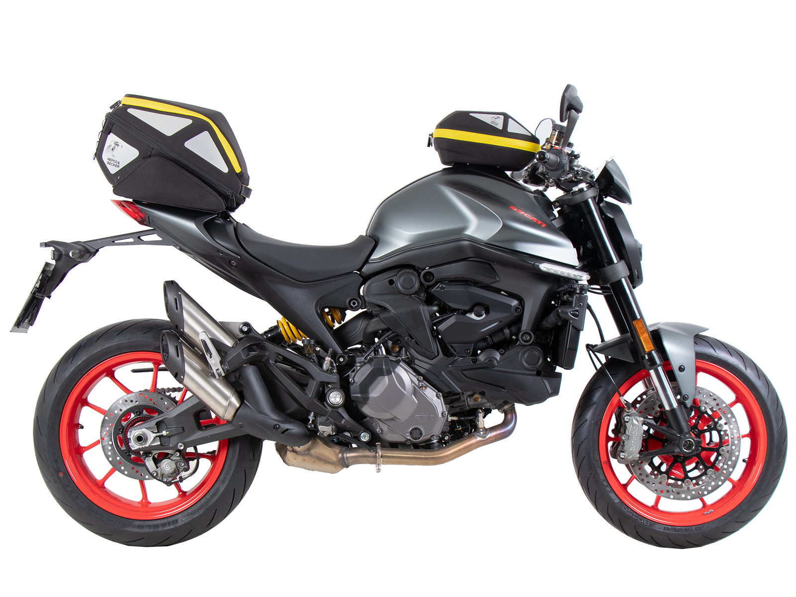 Anneau de réservoir Basic avec unité de fermeture de la sacoche de réservoir pour Ducati Monster 937 / 937+ (21-)