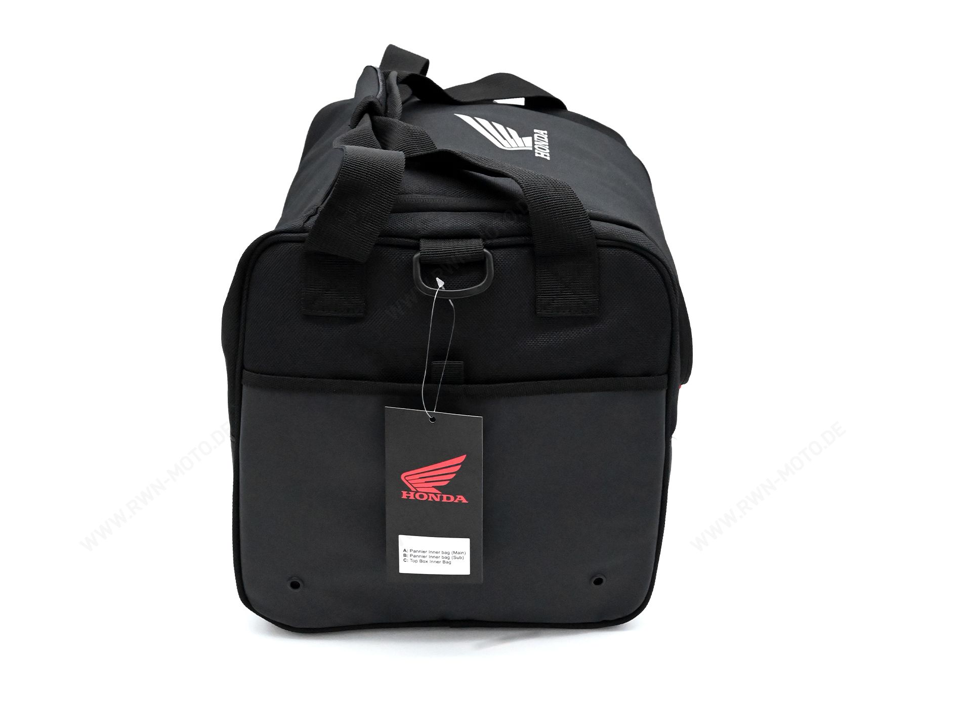 Sac de rangement intérieur d'origine Honda Top Case Africa Twin CRF1000L, noir