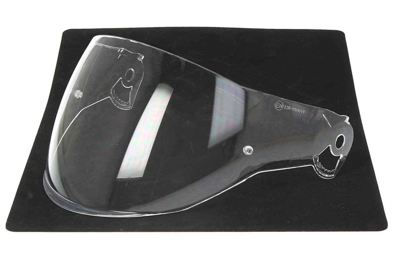 Visière Helmo Milano pour Oscuro, transparente, anti-rayures, anti-buée