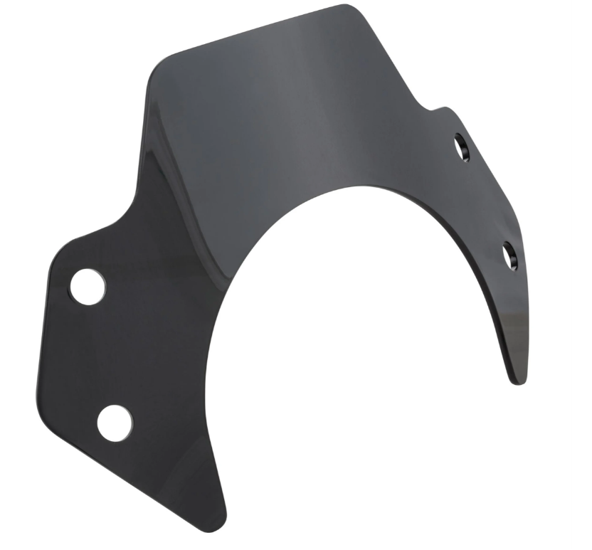 Flyscreen sans support teinté noir pour Vespa GTS/GTS Super/GT/Primavera/Elettrica/PX
