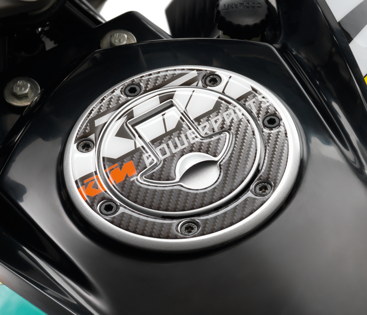 Autocollant KTM pour bouchon de réservoir de carburant