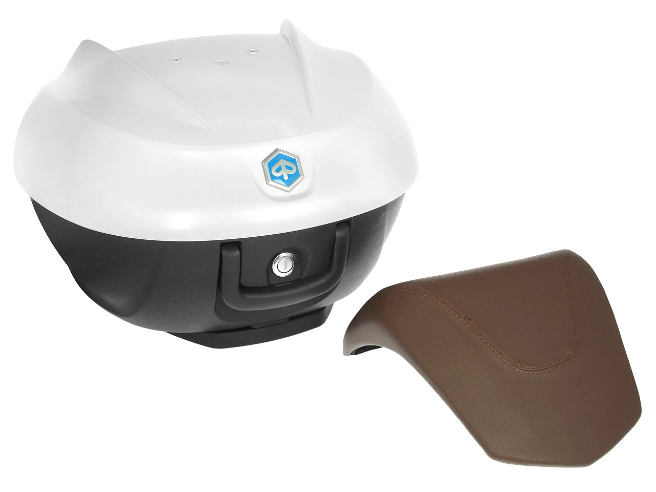 Top case 36L pour Beverly Original Piaggio - BIANCO ICEBERG 505/A