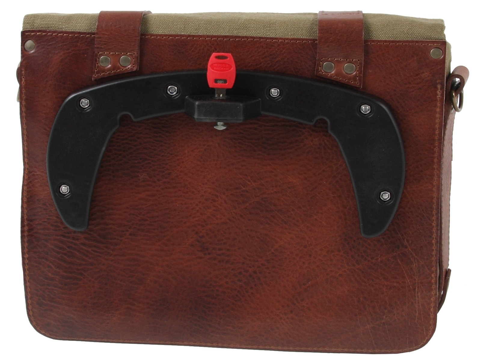 Set de sacoches de coursier LEGACY M/L vert pour bretelles C-Bow Hepco & Becker