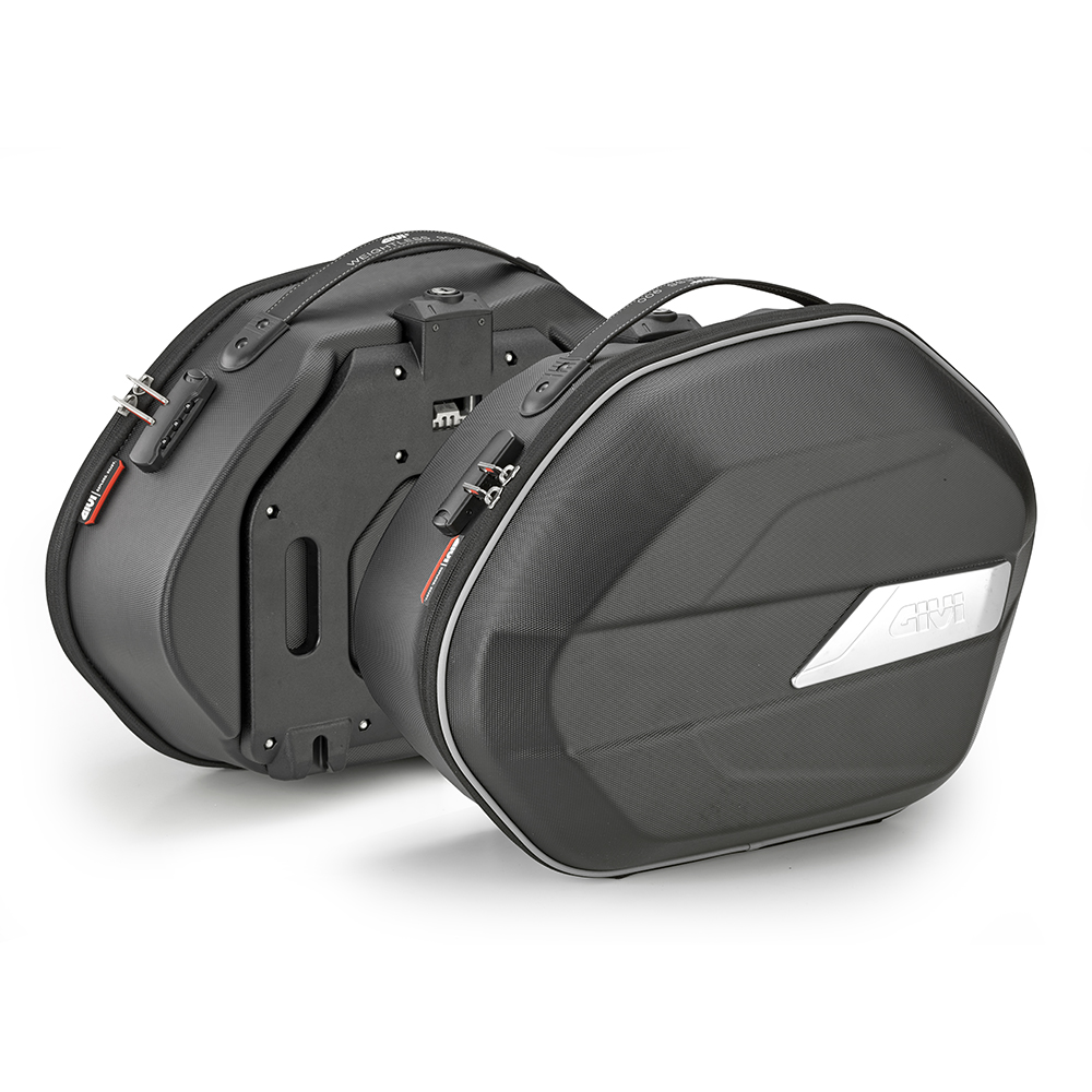 Weightless 25L Jeu de sacoches latérales MONOKEY semi-rigides d'origine Givi