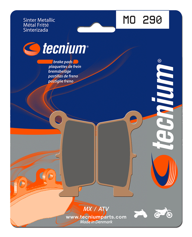 Plaquettes de frein Tecnium MX/ATV en métal fritté - MO290