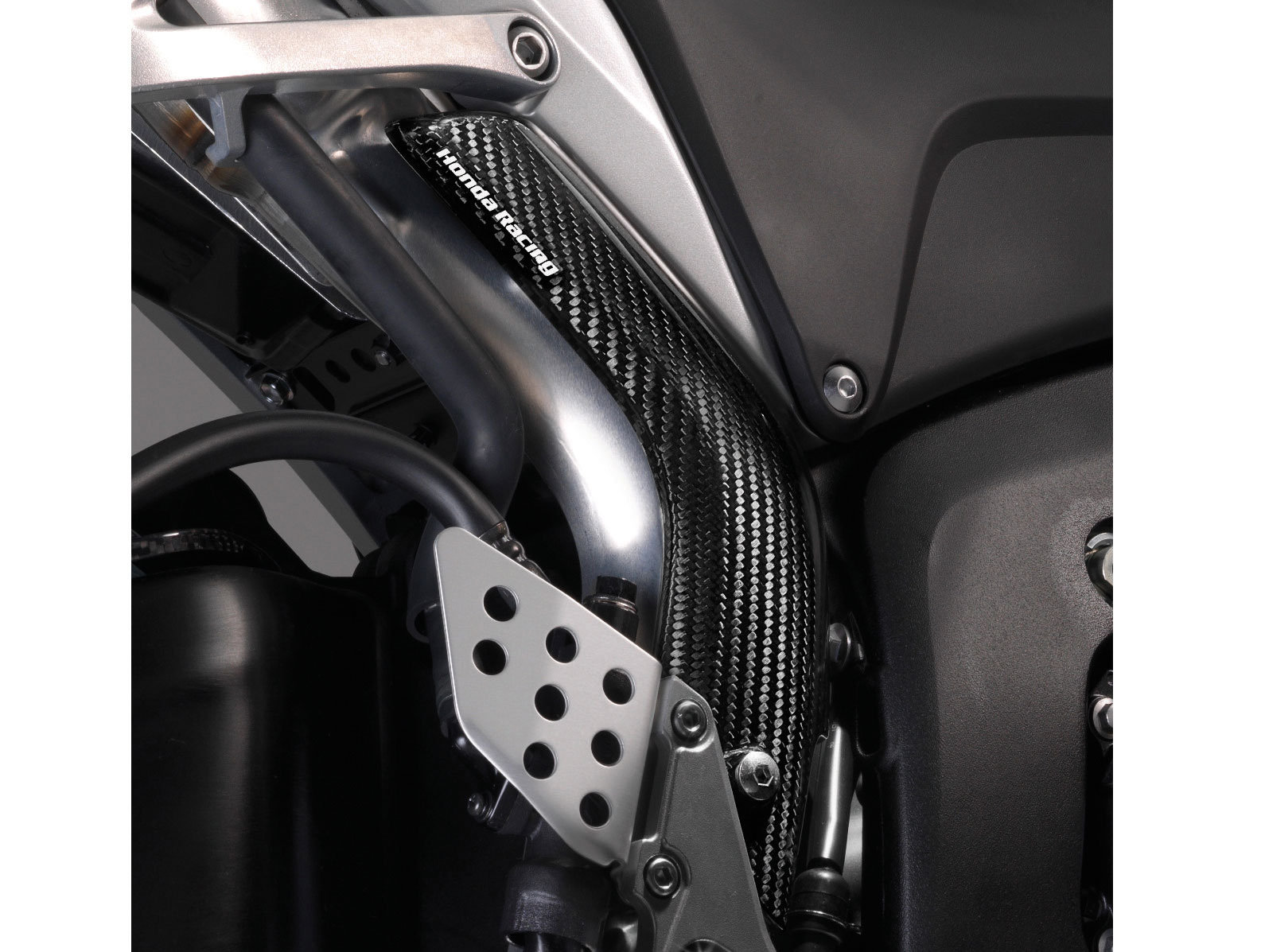 Couvercle de collecteur d'échappement, carbone Honda CBR 600 RR originale