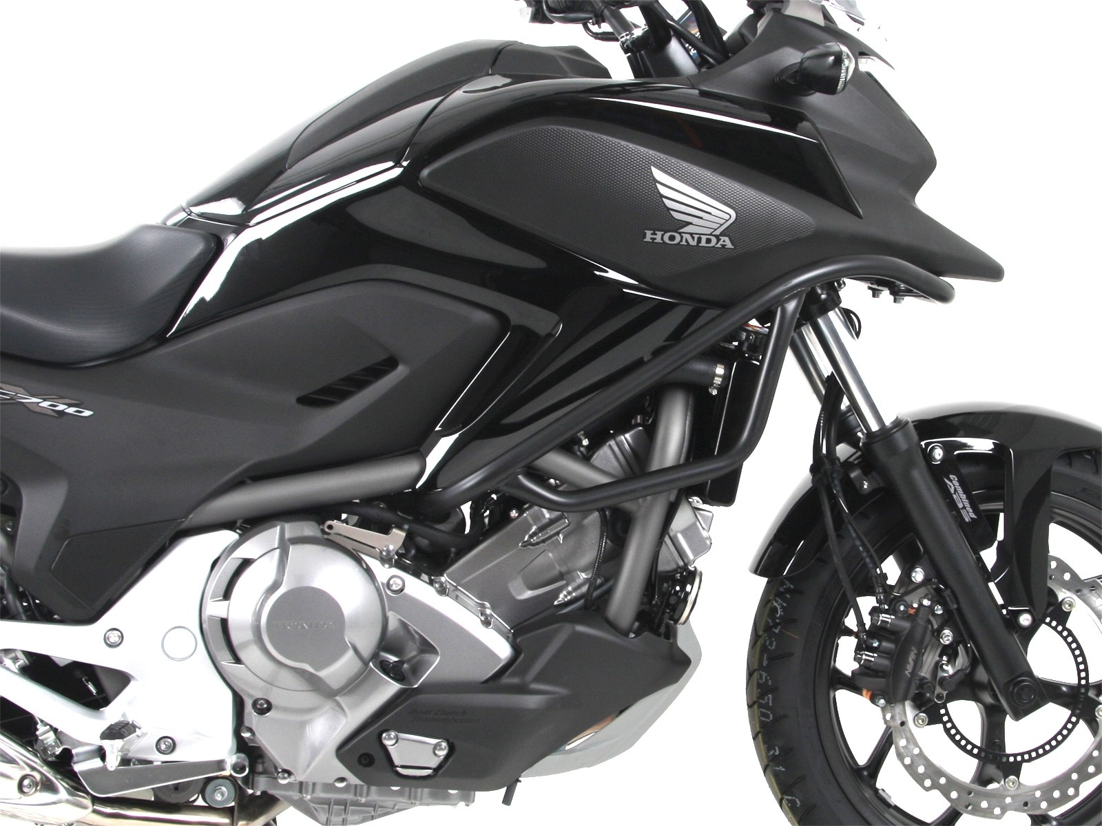 Arceau de protection moteur noir pour Honda NC 700 X (12-13) /NC 750 X/ DCT (14-20) Hepco & Becker