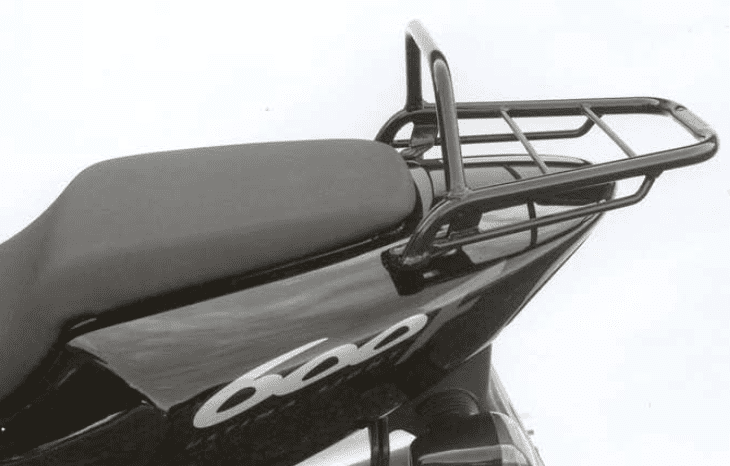 Porte-bagages tubulaire support de top case noir pour Honda CBR 600 F (99-10) Hepco & Becker