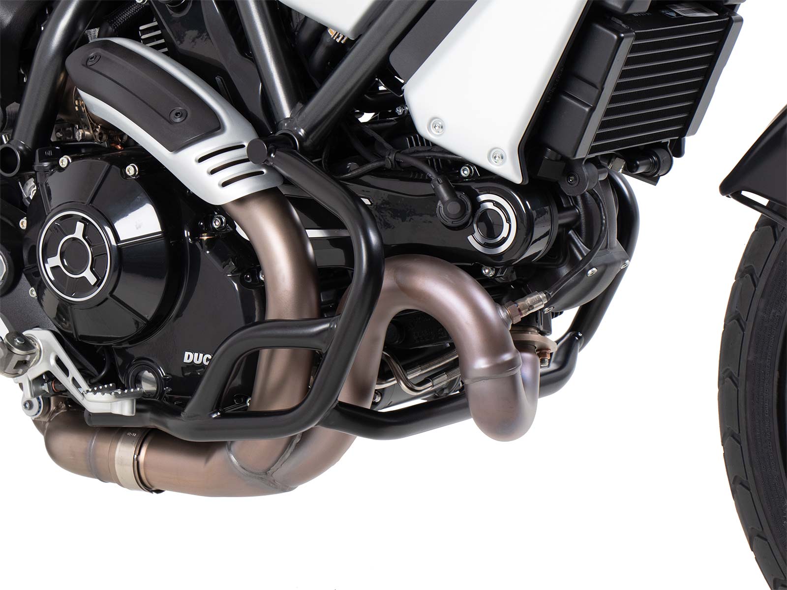 Arceau de protection moteur noir pour Ducati Scrambler 1100 Dark Pro /Pro /Sport Pro (21-24)