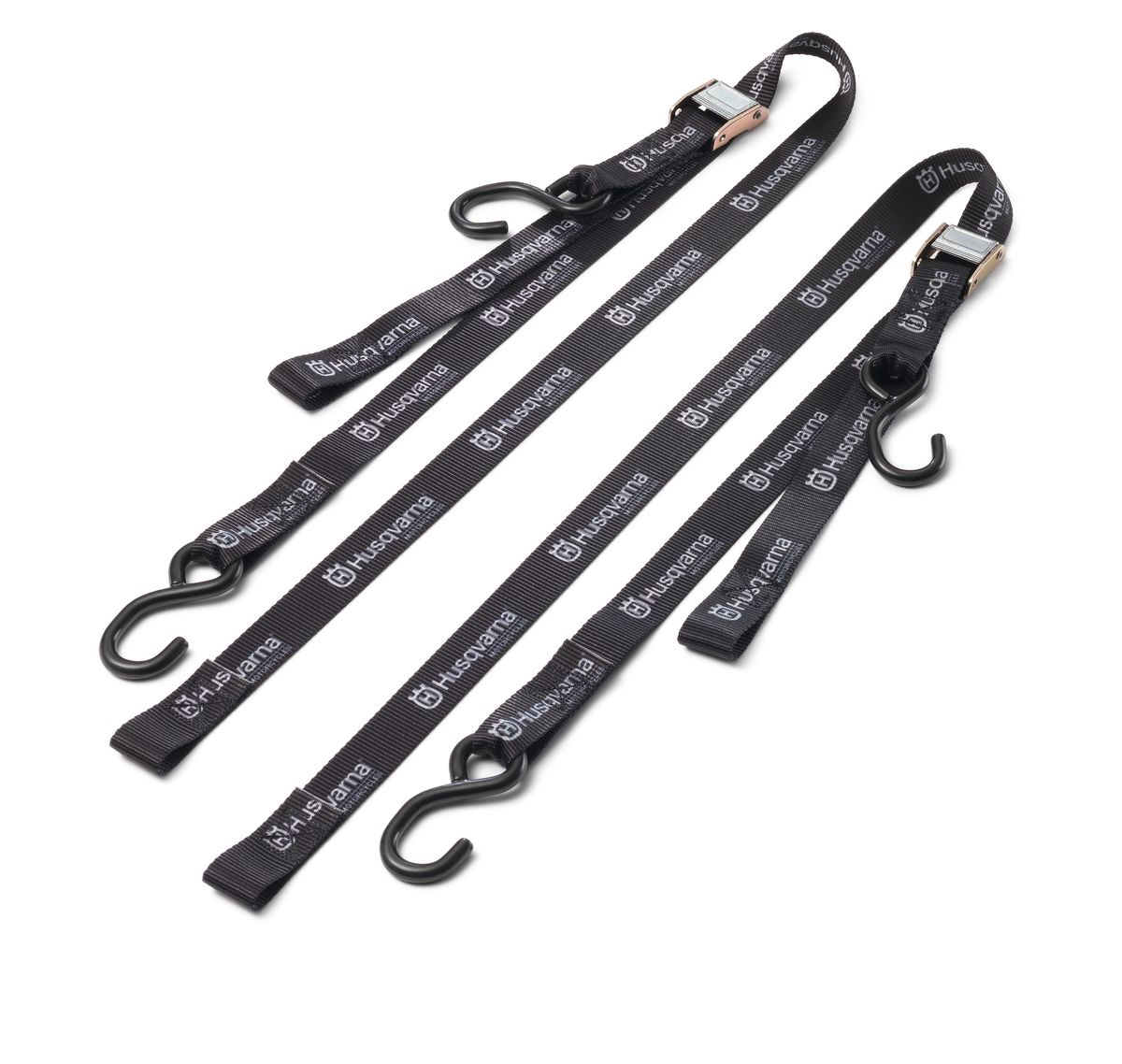 Sangles de serrage avec crochet pour Husqvarna FS 701 Superrmoto, FS 450 et Svartpilen 401 Original