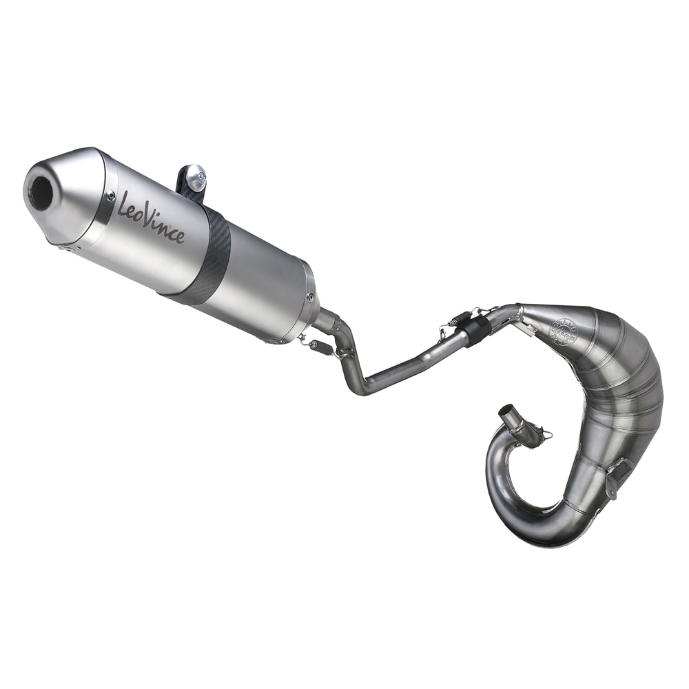 LeoVince, Système d'échappement Hand Made X-Fight, acier pour Yamaha TZR 50 (Bj.03-13)