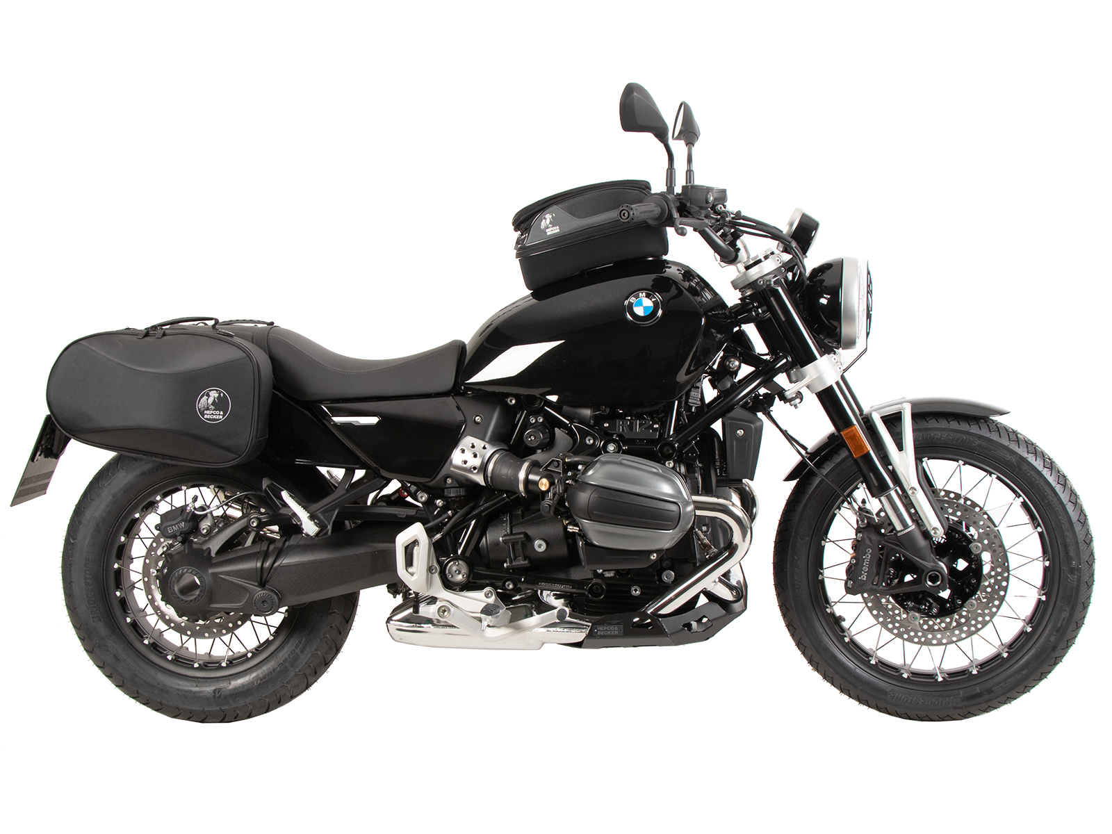 Anneau de réservoir Basic y compris unité de fermeture de la sacoche de réservoir pour BMW R 12 (24-) Hepco & Becker
