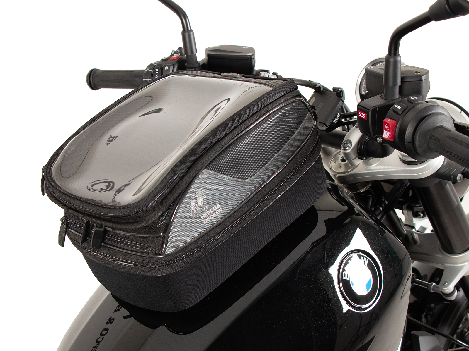 Anneau de réservoir Basic y compris unité de fermeture de la sacoche de réservoir pour BMW R 12 (24-) Hepco & Becker