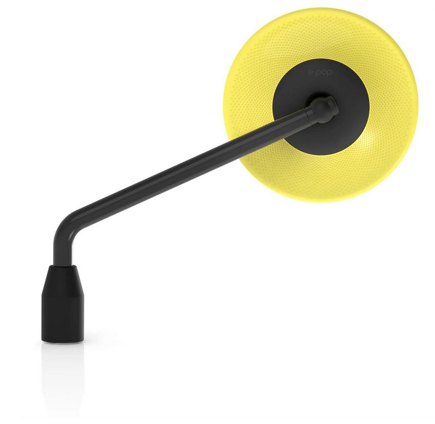 Rétroviseur RIZOMA E-POP gauche ou droite pour Vespa, noir/jaune