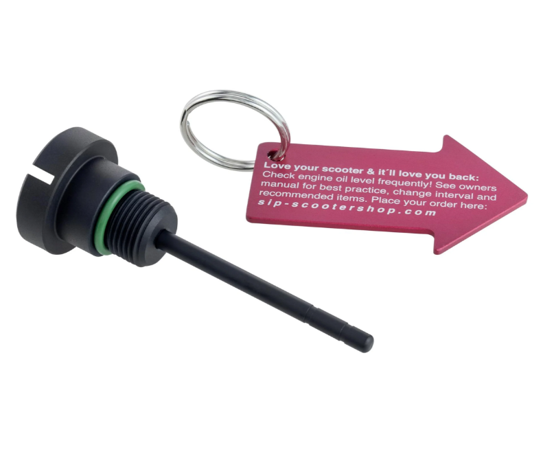 Bouchon de remplissage d'huile moteur pour Vespa GTS Super 125ccm 4T LC Euro 3 (09-16), noir mat