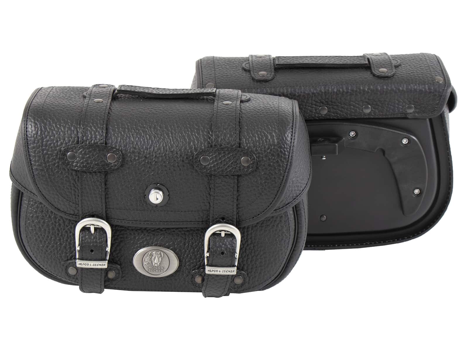 Sacoches en cuir Liberty pour porte-sacoches C-Bow Hepco & Becker