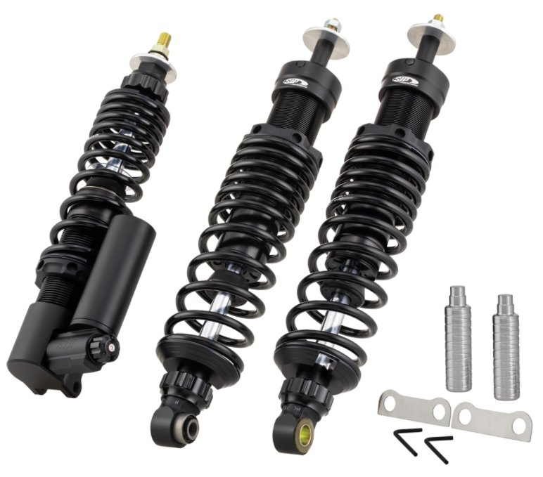 Kit amortisseur avant & arrière pour Vespa GTS/GTS Super/GTV/GT 60/GT/GT L 125-300ccm, noir mat