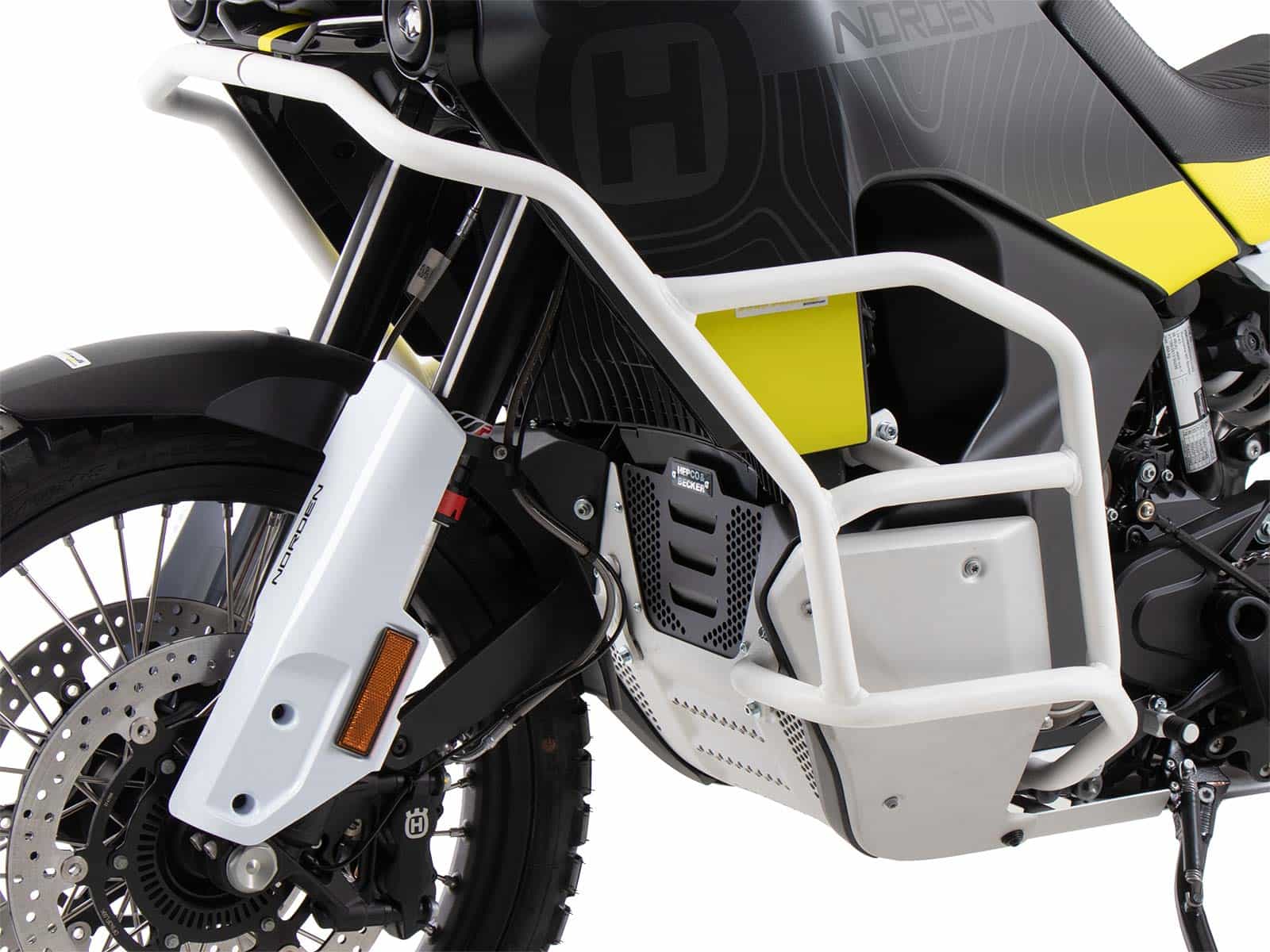 Arceau de protection moteur Solid blanc pour Husqvarna Norden 901 (22-) Hepco & Becker