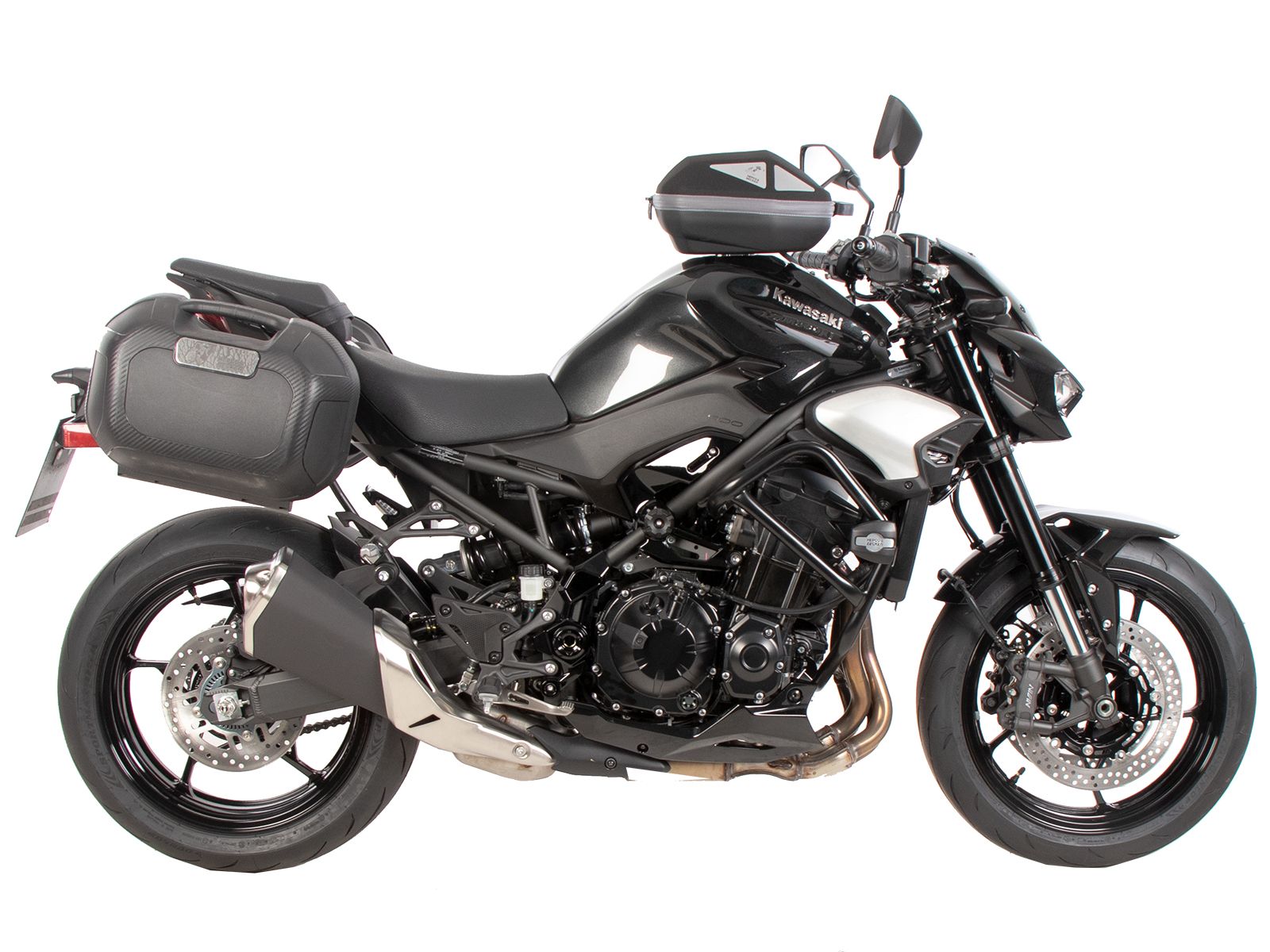 Anneau de réservoir Basic avec unité de fermeture de la sacoche de réservoir pour Kawasaki Z 900 /SE (25- ) Hepco & Becker