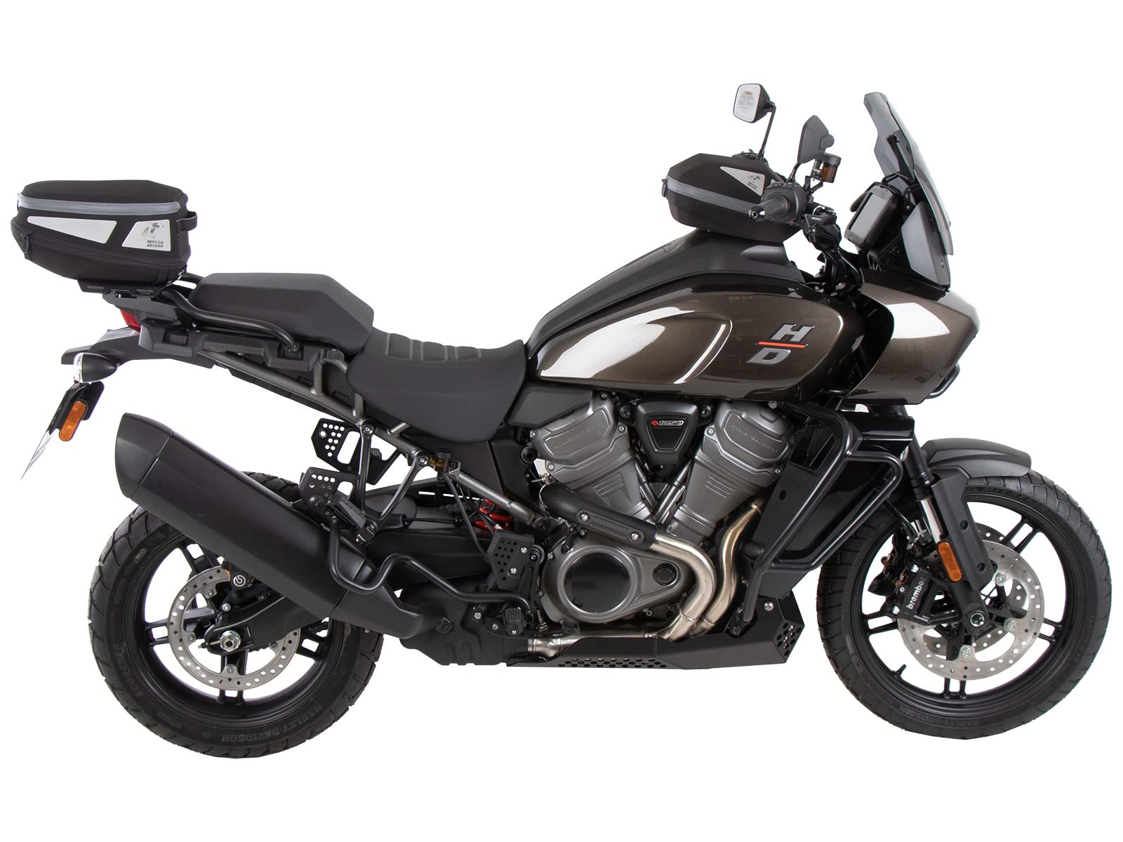 Anneau de réservoir Basic avec unité de fermeture de la sacoche de réservoir pour Harley Davidson Pan America (21-)