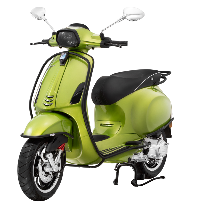 Pare-chocs aile avant pour Vespa Primavera/Sprint/Elettrica 50-150ccm, noir mat