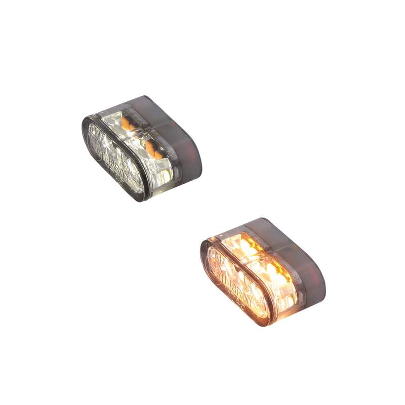 HIGHSIDER Pro Little Star_MX Pro LED 2in1 Combinaison de clignotants et de feux de position Module Boîtier noir