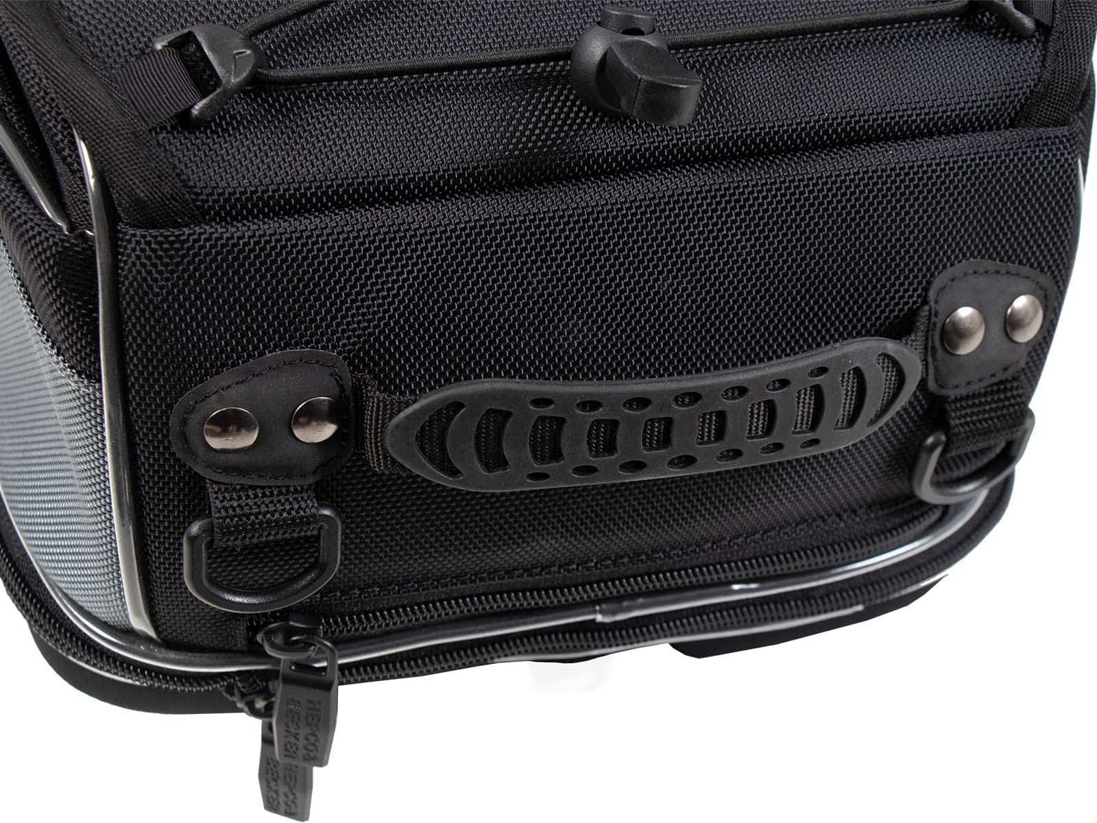 Sacoche arrière Street Basic noire pour Sportracks et Smartraks Hepco & Becker