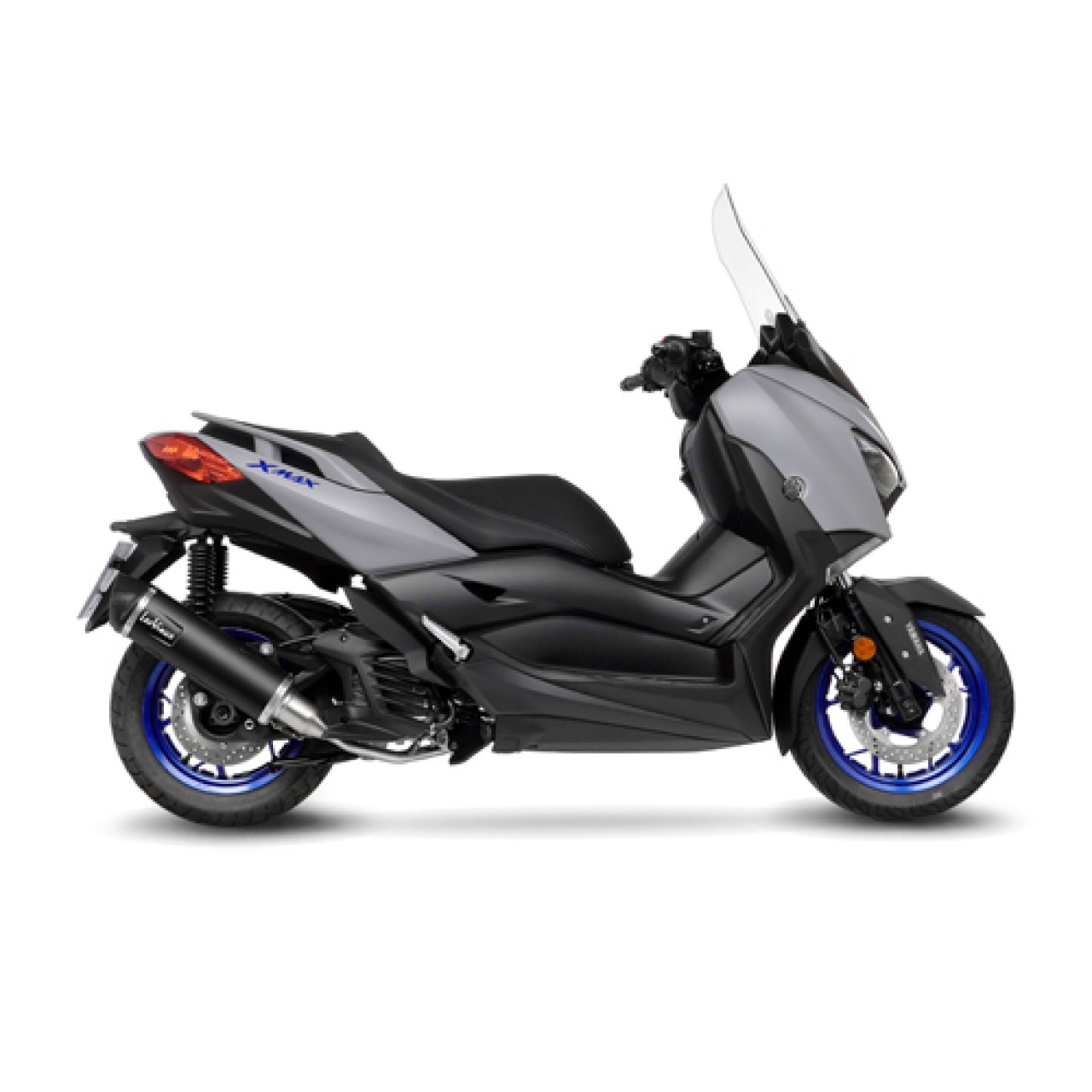 LeoVince Système complet SBK Nero pour Yamaha X-Max 125 /Tech Max, acier inoxydable, ABE, Euro5