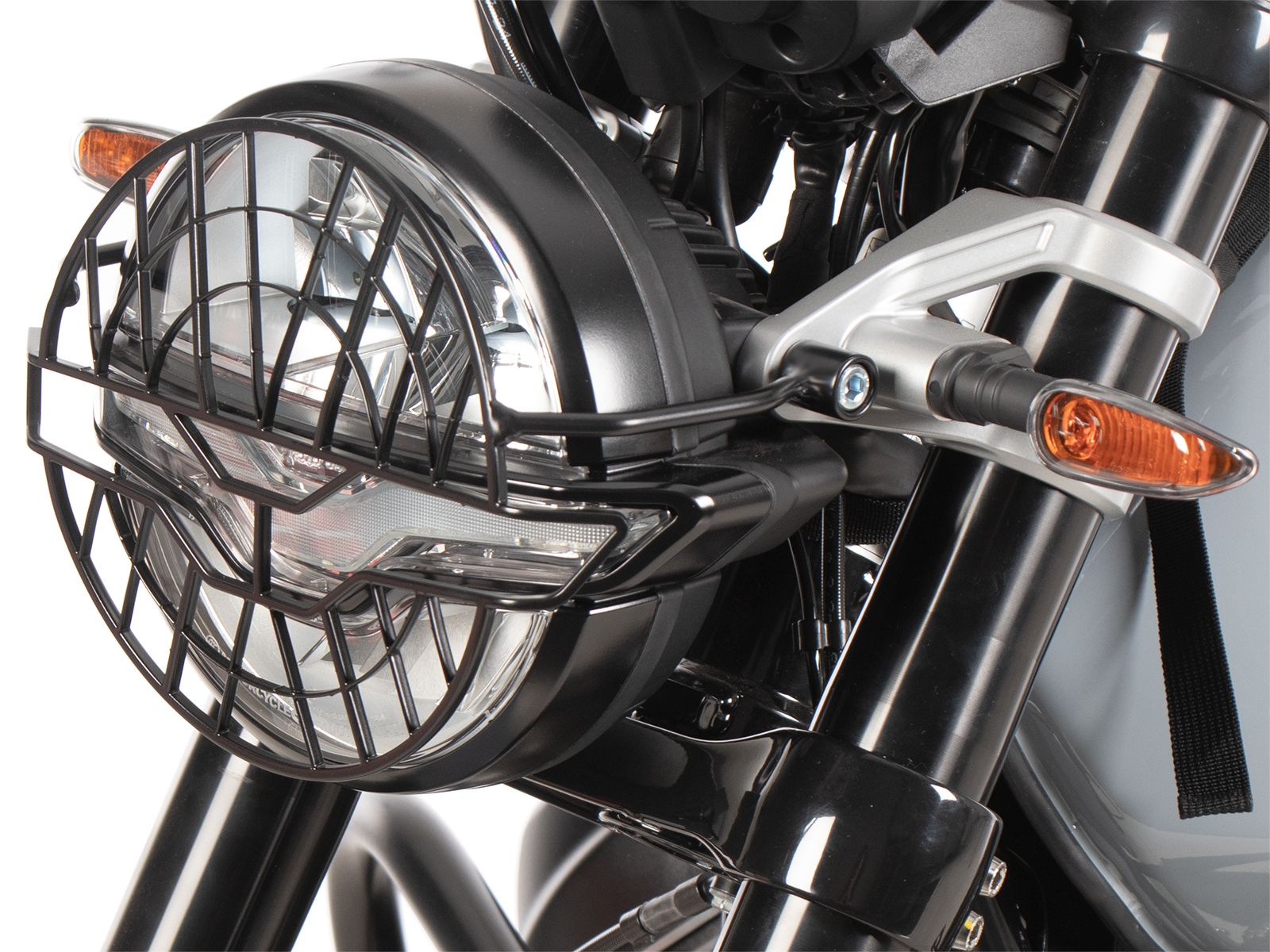 Grille de protection des feux noire pour Moto Guzzi V7 850 Sport (25- ) Hepco & Becker