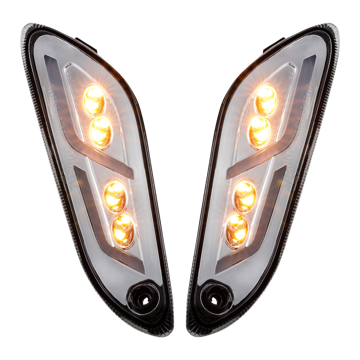 Kit clignotant arrière gauche / droite LED clair pour Vespa Primavera / Sprint 125-150ccm SIP Style