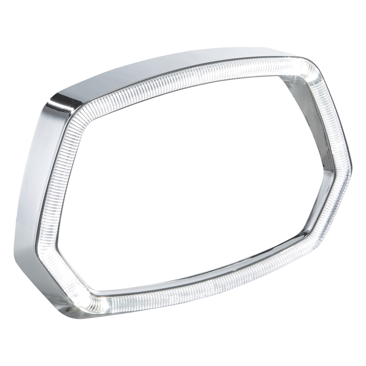 Anneau de lampe chromé LED anneau lumineux pour Vespa Sprint 125/150ccm 4T ('13-'18)