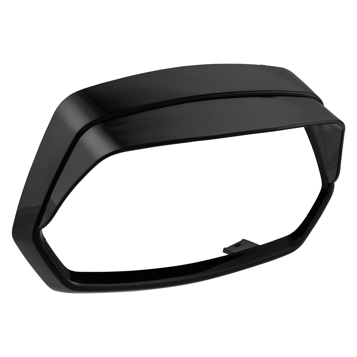 Anneau de lampe noir brillant avec abat-jour pour Vespa Sprint 50-150ccm ('18-)