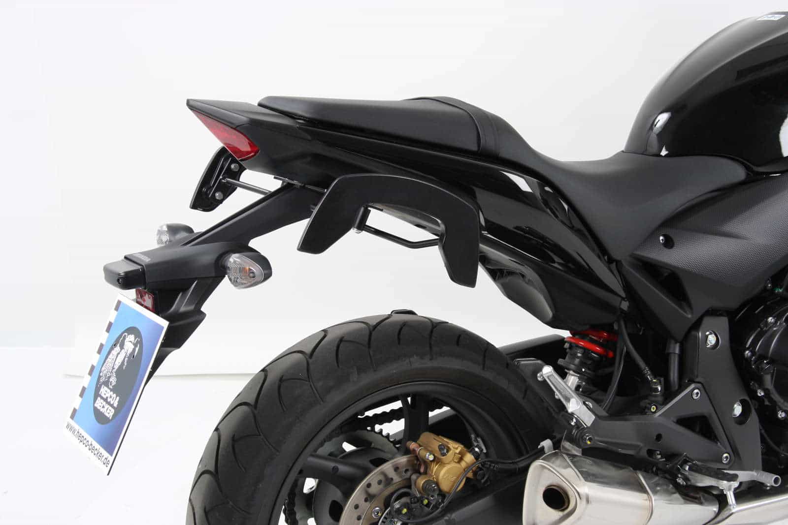 Supports latéraux C-Bow noirs pour Honda CBR 600 F (11-13) Hepco & Becker