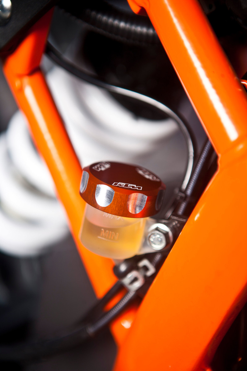 KTM Couvercle de cylindre de frein à pied Alu