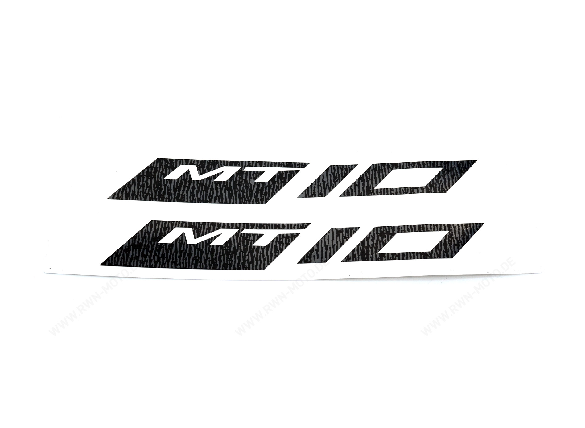 Autocollants réfléchissants pour jantes avant noires pour Yamaha MT-10 (22-) Original