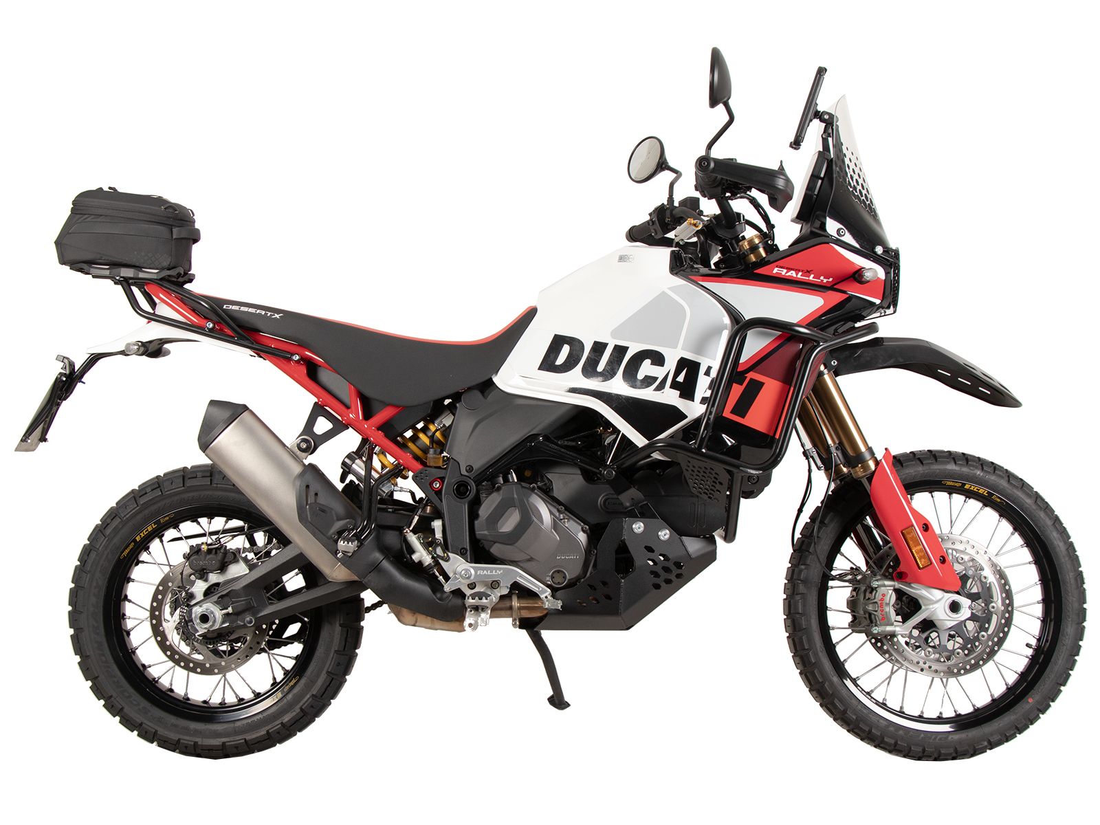 Porte-bagages arrière Smartrack noir pour Ducati DesertX Rally (24-) Hepco & Becker