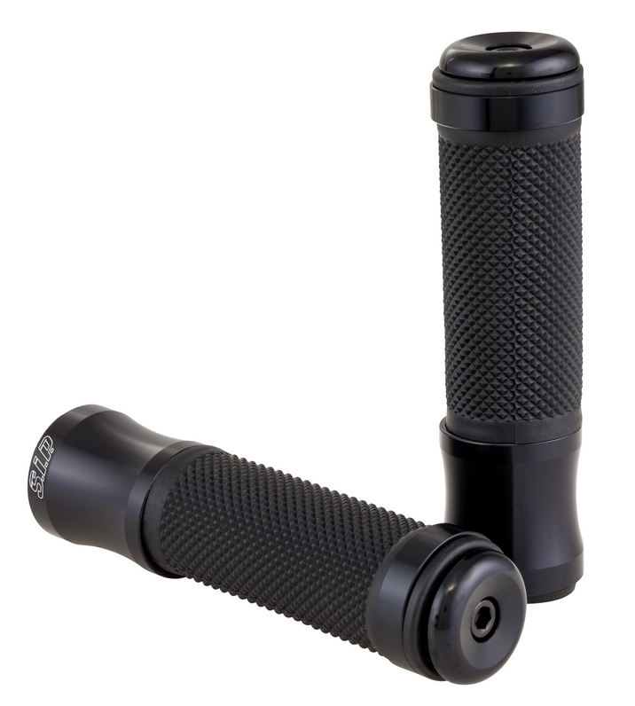 Poignées Ø 24/24 mm, L 125 mm pour Vespa PX 125-200ccm, noir brillant